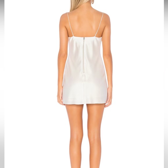 Mini slip dress in off white Alice and Olivia Size 2 - Picture 2 of 6